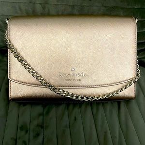 Rose Gold Kate Spade evening bag